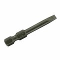 Urrea Urrea Heavy-Duty Flat Power Bit, , 1/4" Hex Drive, 1-15/16"L x 1/4", 5F-6R Screw Size 14008X